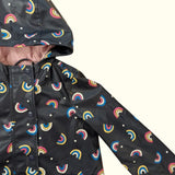 Rainbow Rain Jacket. Age 6