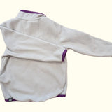 Soft Fleece with Purple Trim. Age 3