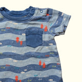 Sealife Summer Onesie. Age 3-6M