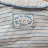 BNWT. Whale Pajamas with collar. Age 3-6M.
