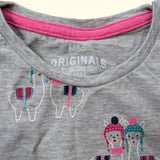 M&S - Llama buddy cotton dress - Age 5-6