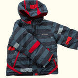 Striped Snow Jacket. Age 6-7