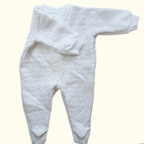 New Baby Quilted Onesie. NB
