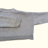 Box Fit Purple Knitted Sweater. Age 6-7