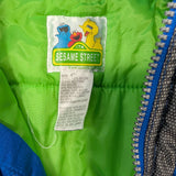 Zip Blue Winter Jacket. Age 4