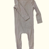 Dusty Pink Pajama Onesie. Age 12-18M