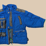 Zip Blue Winter Jacket. Age 4