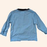 Moose & Scarf LS T-Shirt. Age 6-12M