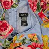 Blue Floral Party Dress. Age 5