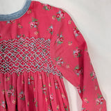 Pink Smock Dress. Age 2-3