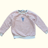Striped Lobster Sweater. Age 5-6
