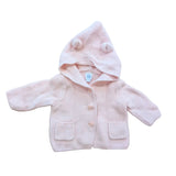 Knitted Bear Hoodie. Age 3-6M